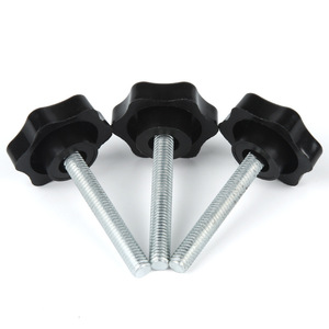 Carbon Steel Plastic Knob Screw M6 M8 M10 M12 Six Star Head Metric Thread Standard Use - Product Image 1