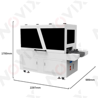Imprimante UV NOVIX à alimentation automatique, impression super rapide en une seule passe, haute précision, pour cartes d'identité et cadres de plaques d'immatriculation