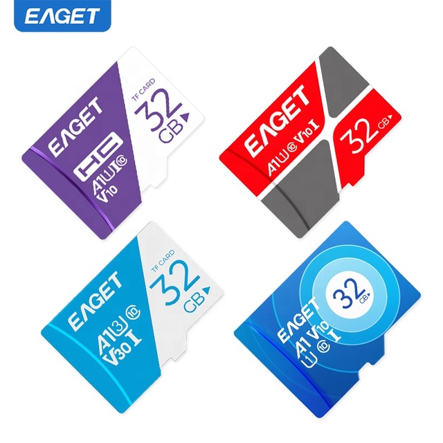 EAGET T1-4 Mini Plastic TF Card Monitor Cheap 10U1/U3 128gb 32gb 512gb Wholesale Compatible Phone Camera TF SD Tarjeta Memory