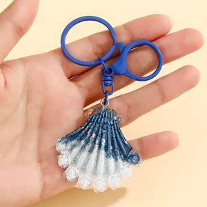 New Luminous Firefly Shell Ocean Flower Keychain Creative Cute Resin <b>Car</b> Bag <b>Hanging</b> Ornament <b>Accessory</b> - Product Image 4