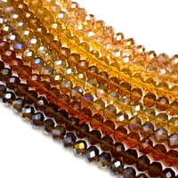 Stock à vendre 6x8mm pas cher usine AB couleur perles de cristal perles de verre perles en vrac pour lampwork et fabrication de bijoux
