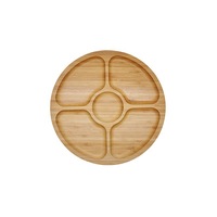 Ensemble de planche à fromage domestique en bambou assiette boîte à fruits secs plateau de stockage de noix boîte à collation conteneur divisé plateau de service avec couvercle