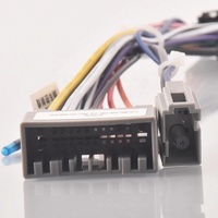 Pemutar Multimedia mobil Android 16Pin, kawat adaptor kabel soket Harness untuk Honda CRV/BRV/HRV/JAZZ