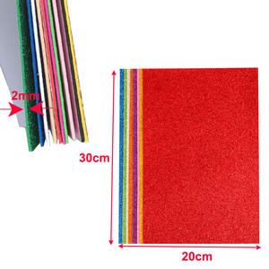 Lot de 10 feuilles de mousse autocollante pailletée A4, épaisseur 2 mm, pour loisirs créatifs, scrapbooking, artisanat, facile à coller et à décoller - Product Image 6