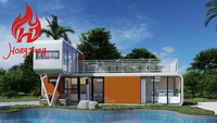 Maison Modulaire Préfabriquée de Luxe en Conteneur avec Design Moderne Certifiée CE Tailles 20-40 pieds pour Hôtels, Bureaux et Centres Commerciaux