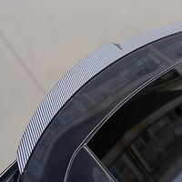 Aileron arrière sport sans perçage, style V, en ABS, déflecteur de vent, accessoires extérieurs pour Tesla Model Y 2021-2023