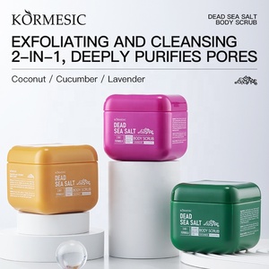 Gommage Corporel Exfoliant KORMESIC 300g Éclaircissant au Sel de la Mer Morte, Noix de Coco, Concombre et Lavande Marque Blanche - Product Image 5