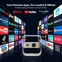 Projecteur de cinéma maison portable Full HD double WIFI Android 12 HD natif 1080P