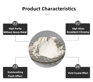 Campione libero pigmento <span class=keywords><strong>perla</strong></span> lustro lustro sintetico Mica pigmento <span class=keywords><strong>bianco</strong></span> Mica in polvere per vernici - Product Image 5