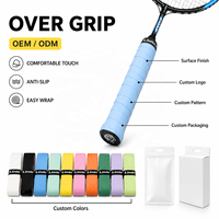 Poignée de sport économique en PU non tissé, design personnalisé, 11 couleurs, pour tennis, pickleball, cricket, accessoires de grip sportifs