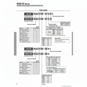 นิวเมติก SMC ฟิตติ้งแบบ one-touch KQ2Y16-03GS ชิ้นส่วนนิวเมติก - Product Image 1