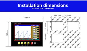Enregistreur de température numérique couleur sans papier universel personnalisable Multi-Channel PT100 + Thermocouple OEM Plastique USB LED - Product Image 4