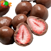 Vente en gros en vrac Halal Lyophilisé FD Fraise Chocolat Fruits composés Forme pâteuse