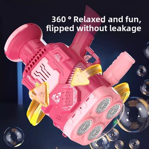 Máquina de burbujas Gatling de mano completamente automática, mochila grande, diseño de agujeros múltiples, juguete de plástico Popular para niños transfronterizo - Product Image 4