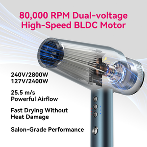 Asciugacapelli Elettrico Professionale FirePhoenix M2MAX con Motore BLDC 2800W ad Alta Velocità e Tecnologia Ionica per Uso Intensivo - Product Image 3