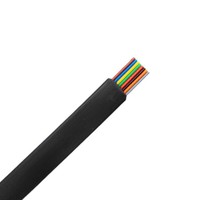 Rouleau de Offre Spéciale 100m/300m/500m 26awg 8c câble téléphonique plat câble de rallonge téléphonique pour télécopieurs, modems