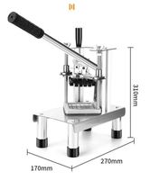 Bestverkochte multifunctionele voedselhakker, hoogwaardige elektrische frietjes-snijder, groentesnijder, aardappelchips-snijmachine