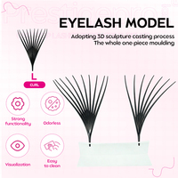 Outils de pratique de la greffe de cils artificiels, accessoires de démonstration, moules, outils de formation aux cils, ensembles de modèles de cils spéciaux