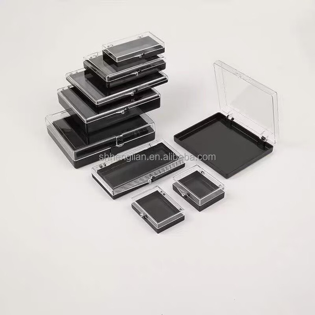 Custom Factory PS Plastic Storage Box Square Chip Tray for Lab Semiconductor Wafer and Electronic Component Organization