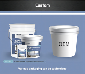 طلاء مقاوم للماء مضاد للماء من المطاط السائل لتسرب السقف الشفاف للترازوس والخرسانة - Product Image 5