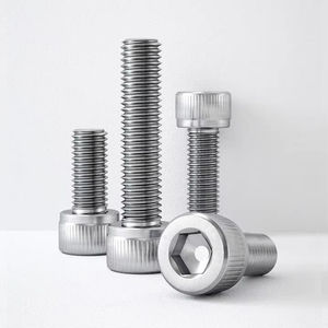 Boulons à tête hexagonale galvanisés en acier au carbone de différentes longueurs Din933 classe 8 avec finition zinguée marque LEITE - Product Image 2