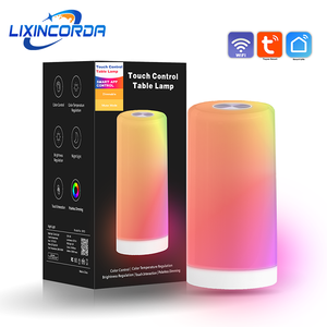 Lámpara de Mesa Inteligente Wifi RGB, Compatible con Alexa y Google Home, Regulable, Temporizador, Control por Aplicación Smart Life Tuya <span class=keywords><strong>Gosund</strong></span>, ABS Blanco, para Hoteles - Product Image 6