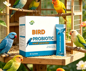 Poudre probiotique pour oiseaux en gros, 30 sachets, pour la santé digestive et le soutien immunitaire, toutes races - Product Image 3