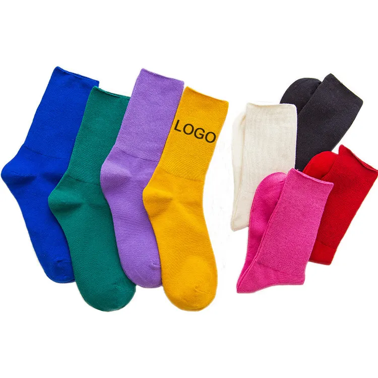 Logo Chaussettes de Sport Oem Imprimé Tricoté En Tricot Sport Sublimation D'équipage Cravate Teinture Tube L'élite Sportive Hommes Rayé Hommes Chaussettes