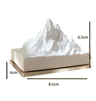Diffuseur en pierre de gypse en forme de montagne des Alpes pour voiture et maison, chambre et bureau, idéal pour les cadeaux et souvenirs de fête