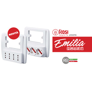Rosi Emilia RS-94132แถบไฟติดผนัง3ช่องอัจฉริยะพร้อมช่องเสียบ Schuko 240V 13A จัดอันดับกระแส6 AC สำหรับใช้ในบ้าน - Product Image 3
