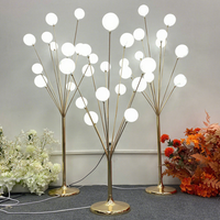 Lustre suspendu en cristal acrylique doré pour décoration de plafond de mariage, lampe de plafond pour fête de mariage