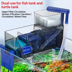 <span class=keywords><strong>Aquarium</strong></span> Drei-in-Eins Wasserreinigung Trocken-Nass-Zirkulation Integrierter Oberflächen-Biochemischer Wasserfall Niedriger Wasserstand Wandmontiert - Product Image 3