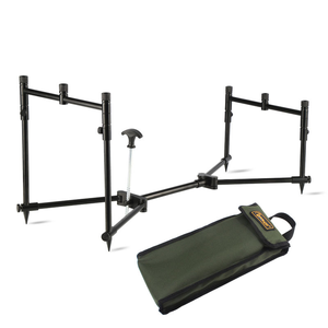 <span class=keywords><strong>Mini</strong></span> caña de pescar de carpa de aleación de aluminio portátil, accesorio de caña de pescar plegable para pesca de Lago y orilla de río - Product Image 1