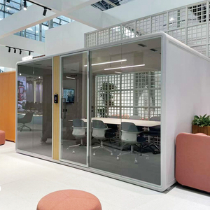 Cabina Acústica de Oficina Contemporánea para Reuniones de Equipos de Consulta Hospitalaria - Product Image 1