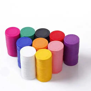 Jetons de poker en plastique vierges et bon marché - Product Image 1