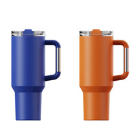 Gobelet isolé sous vide de 40oz en acier inoxydable 304 tasses à vin à double paroi tasse de voyage bouteille d'eau pour boisson glacée chaude