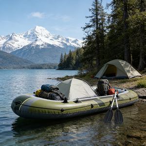 <span class=keywords><strong>Kayak</strong></span> Inflable Portátil de 2 Personas a <span class=keywords><strong>Precio</strong></span> de Fábrica, <span class=keywords><strong>Kayak</strong></span> Doble <span class=keywords><strong>Plegable</strong></span> con Bomba y Remos para Principiantes - Product Image 1