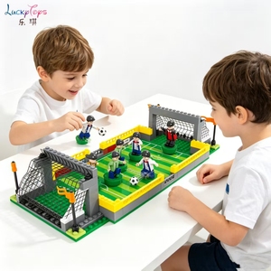 Juego de Fútbol Deportivo de Juguete con Figuras de Acción, Bloques de Construcción Educativos, Bloques Compatibles, 213 Piezas - Product Image 6