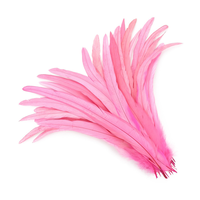 Plumes de queue de coq teintées et naturelles de qualité supérieure, 25-45 cm, pour centre de table DIY, décorations de mariage, fête, carnaval