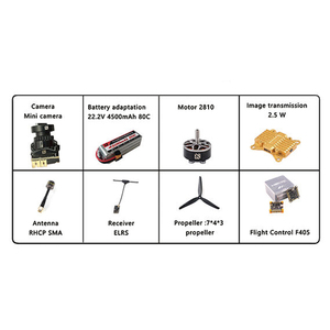 Dron de Carreras de Carga Pesada de 7, 10, 13, 15 Pulgadas FPV con VTX 1.6-10W VRX 100-750Mhz, Cámara TI/IR, Dron FPV RC de Larga Distancia - Product Image 2