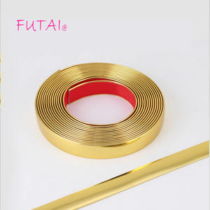 Imperméable à l'eau auto-adhésif TV fond panneaux muraux ligne Stickers muraux texturé décoratif papier peint garde-robe extrusion coupe - Product Image 1