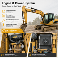 Excavatrice Caterpillar 312C d'occasion