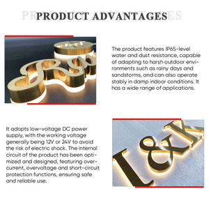 Enseigne 3D en métal pour <span class=keywords><strong>salon</strong></span> de manucure, enseigne murale LED pour magasin, décoration intérieure et extérieure, vente chaude - Product Image 2