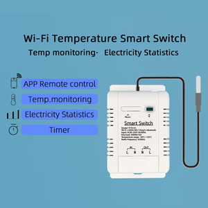 투야 TH-16 스마트 와이파이 스위치 16A/3000W 모니터링 온도 센서 RF433 원격 제어 알렉사 구글 홈 호환 - Product Image 5