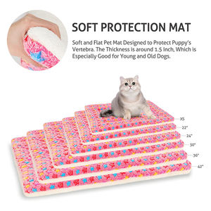 Fábrica de Zhejiang de lujo personalizado nueva moda innovadora camping camas para perros lavable de lujo perro cajón estera muestras gratis para viajar - Product Image 5