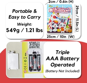 Livres audio <span class=keywords><strong>chinois</strong></span> pour enfants jouet éducatif bilingue pour apprendre l'anglais cantonais et mandarin à piles Play & Learn - Product Image 6