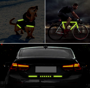 Ruban réfléchissant de vélo en nid d'abeille bon marché, autocollant de lumière auto-adhésif de jante de moto, ruban réfléchissant de sécurité extérieure - Product Image 6