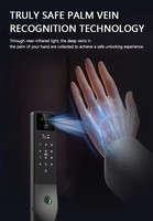 Serrure de porte intelligente Tuya, empreinte digitale, mot de passe, électronique, anti-effraction, appel vocal et vidéo, entrée sans clé, système de sécurité, serrure intelligente