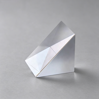 Prisme d'angle droit HC BK7, miroir de précision pour système laser optique, instrument de laboratoire avec revêtement métallique HR