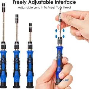 Set di Cacciaviti Manuali Multiuso 124-in-1 con Acciaio al Cromo Vanadio e Impugnatura in Gomma per <span class=keywords><strong>iPhone</strong></span>, Telefoni Cellulari, Computer e Uso Domestico MT-T124 - Product Image 3